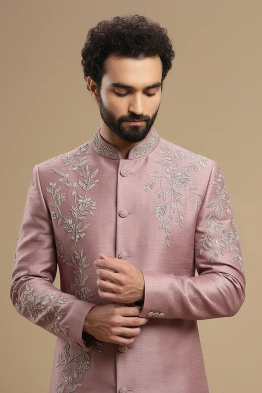 Elegant Pink Sherwani
