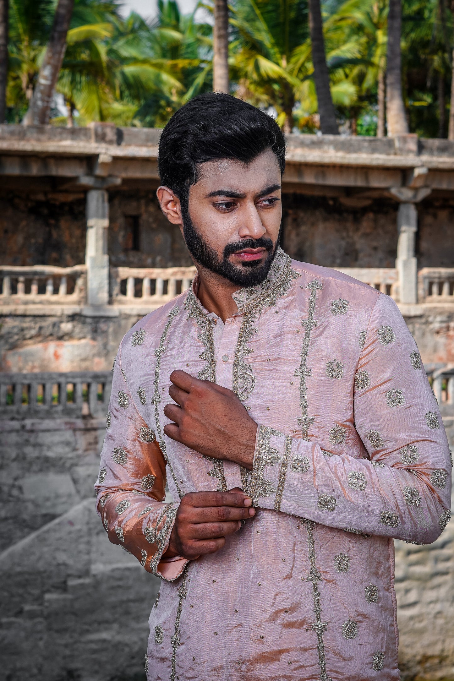 Mandap Pattu kurta set