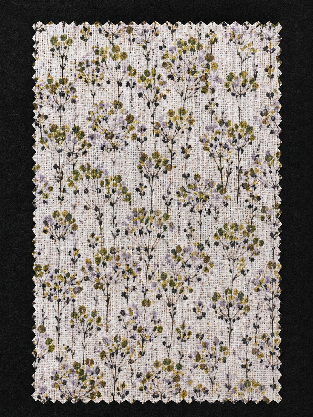 Minimalist Floral Kurta with Crisp White Trousers