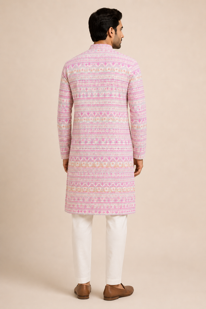 Blush Heritage Kurta Set