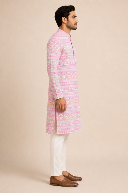 Blush Heritage Kurta Set