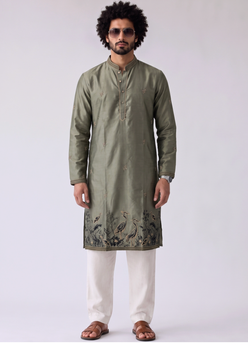 Verdant Heritage Kurta