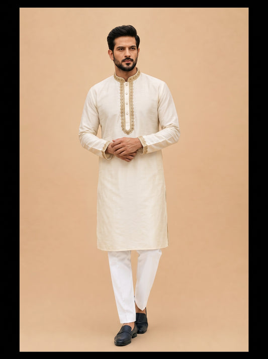 Ivory Regal Kurta