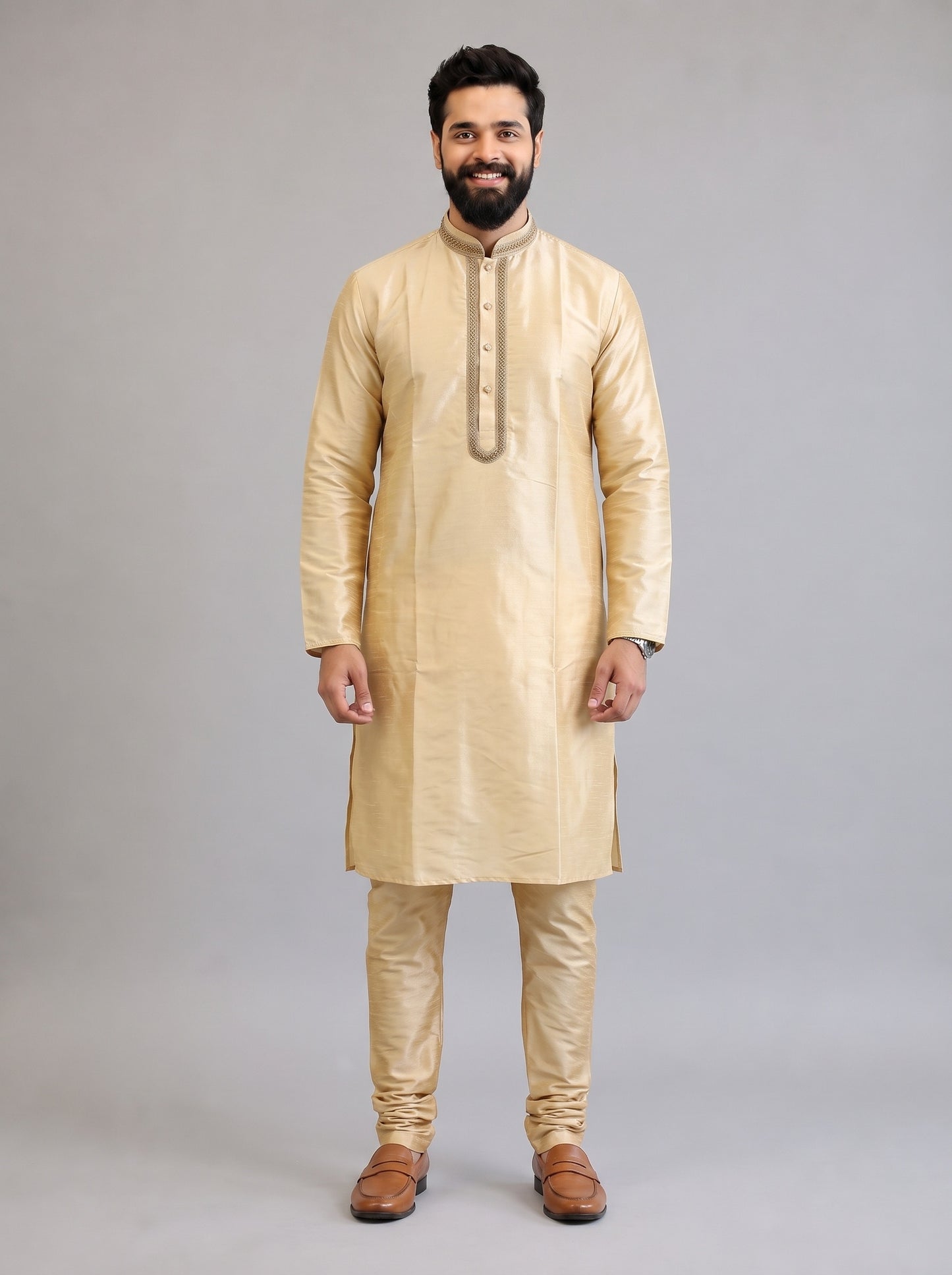 The Imperial Gold Kurta