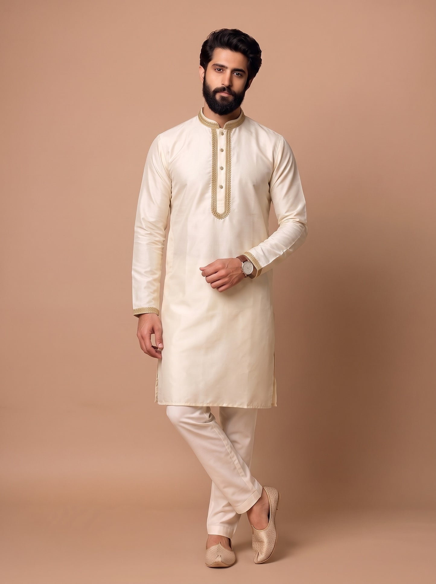 The Imperial Ivory Kurta
