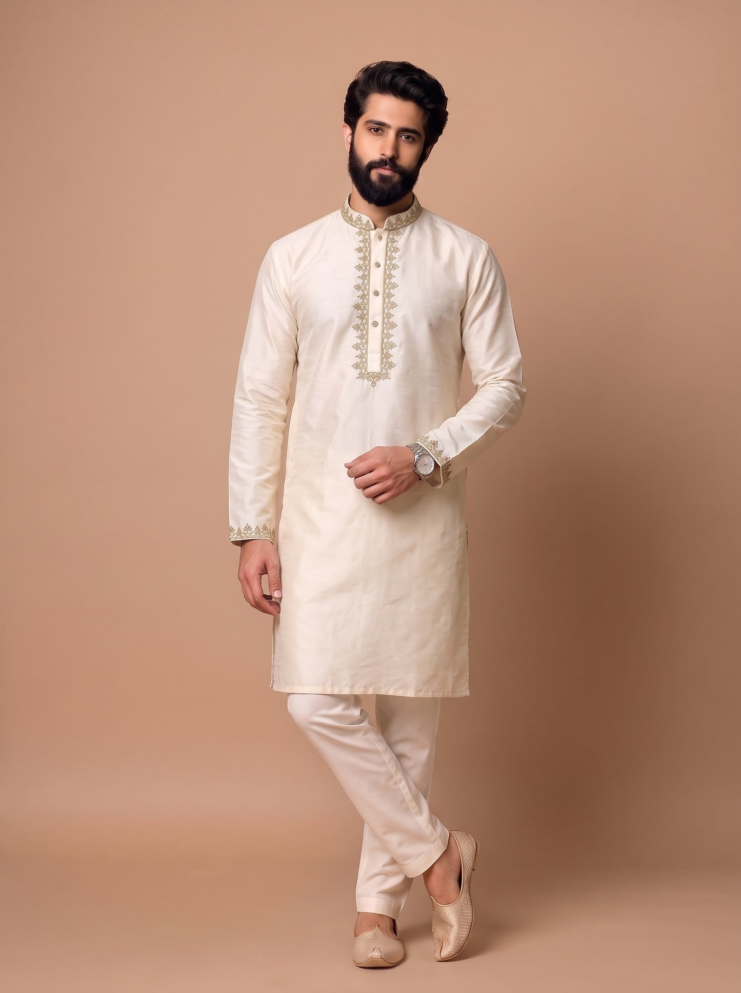 The Regal Ivory Kurta