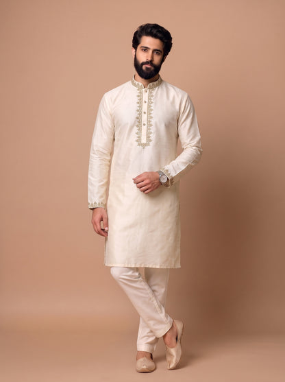 The Regal Ivory Kurta