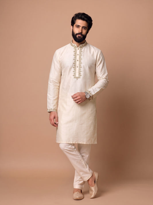The Regal Ivory Kurta
