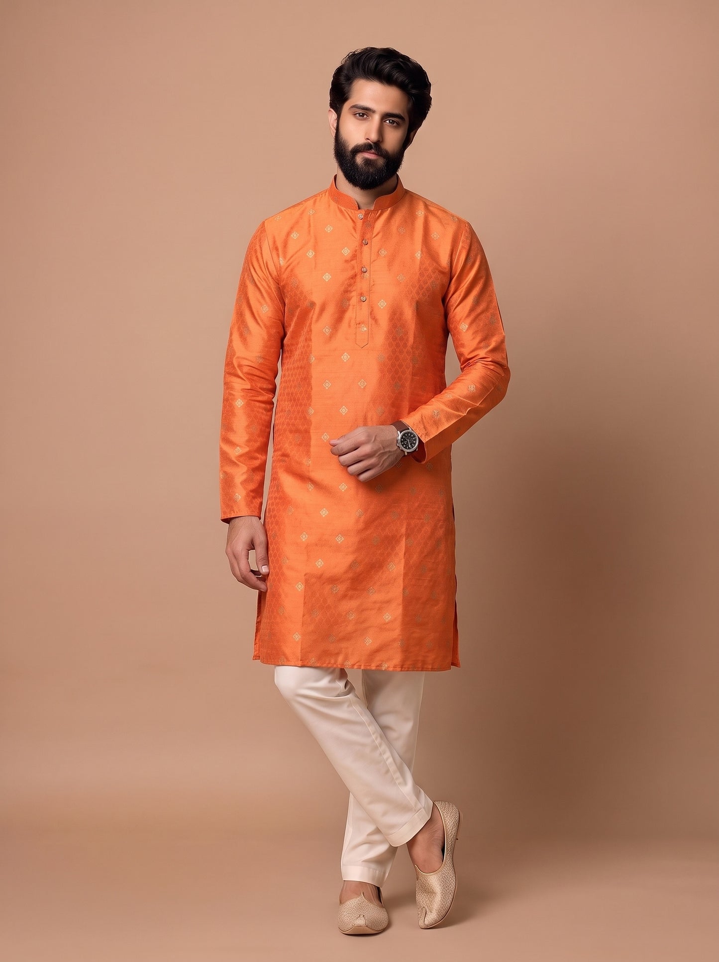 Saffron Legacy Kurta