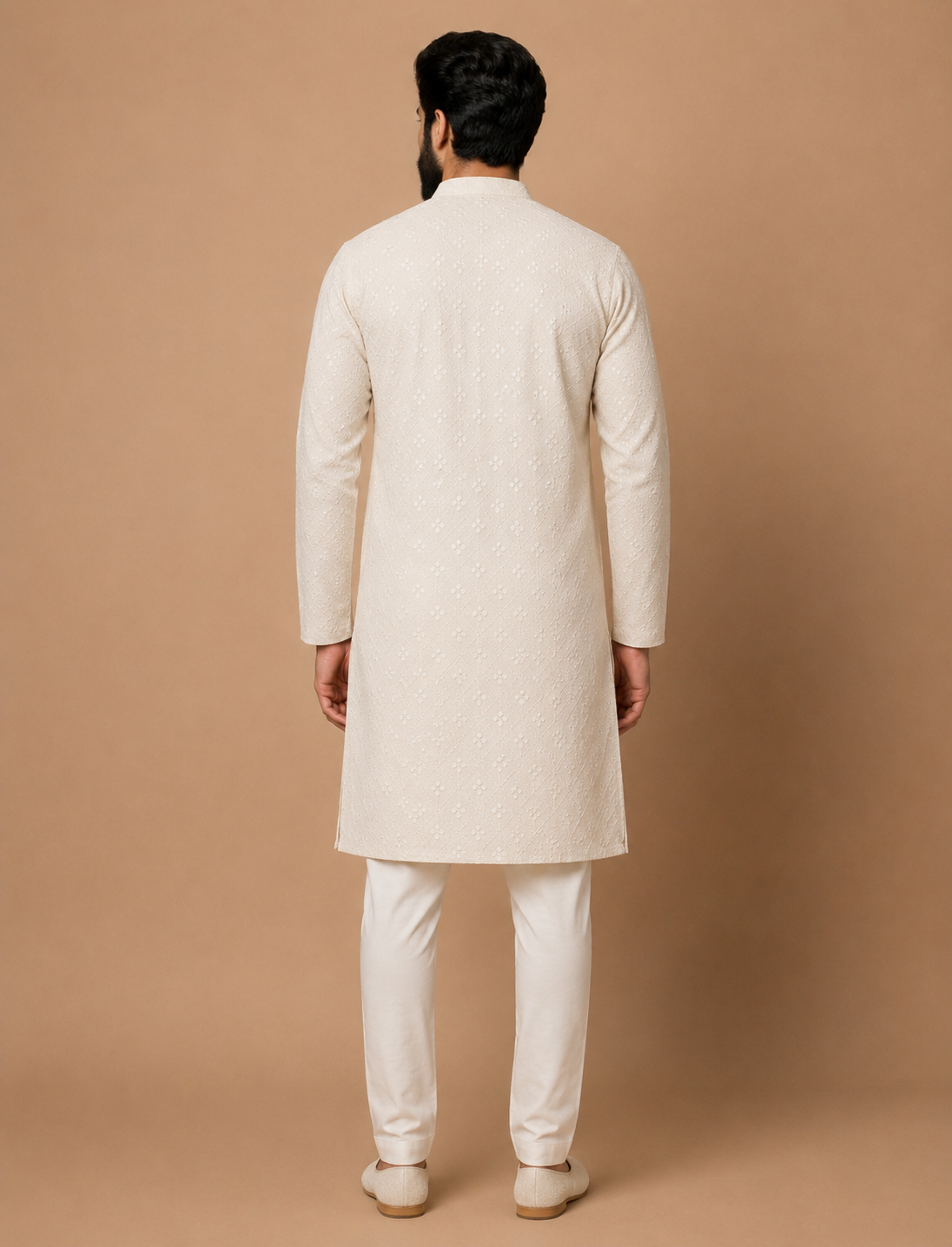 Ivory Blossom Heritage Kurta