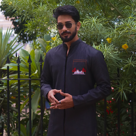 Golden Gateway Kurta Coat