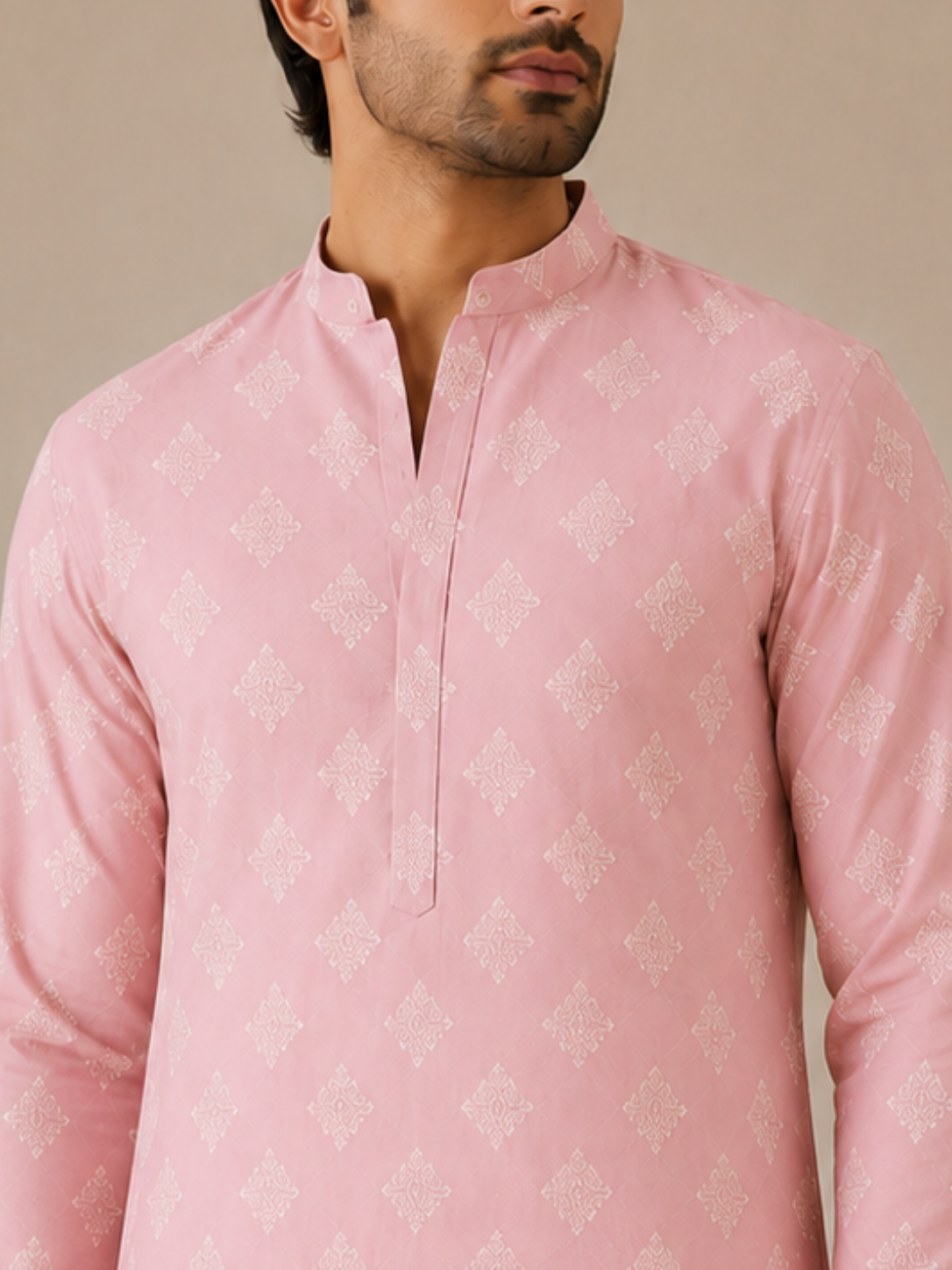 Blush Heritage Printed Kurta