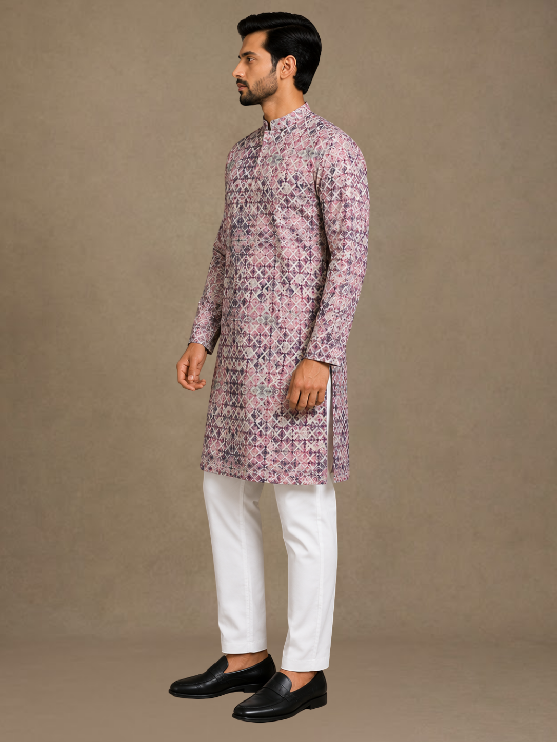 Rose Mosaic Printed Kurta Set