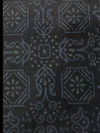Midnight Azure Textured Kurta
