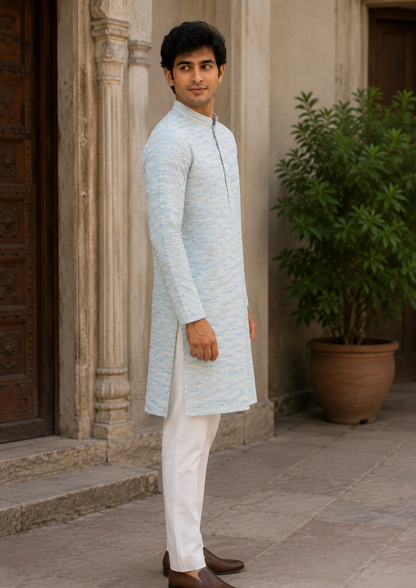 Skywave Textured Kurta