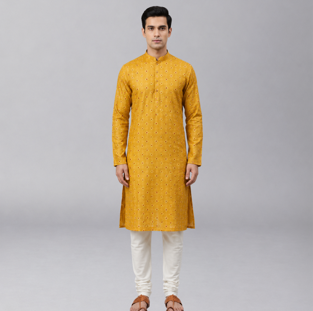 The Marigold Spark Kurta