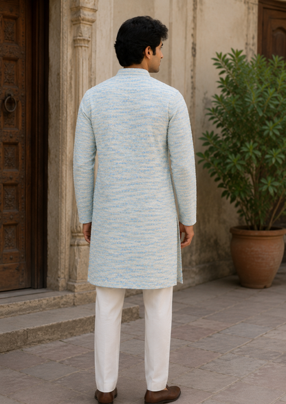Skywave Textured Kurta