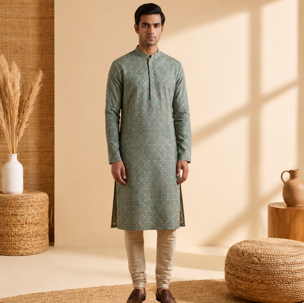 The Moss Mosaic Kurta