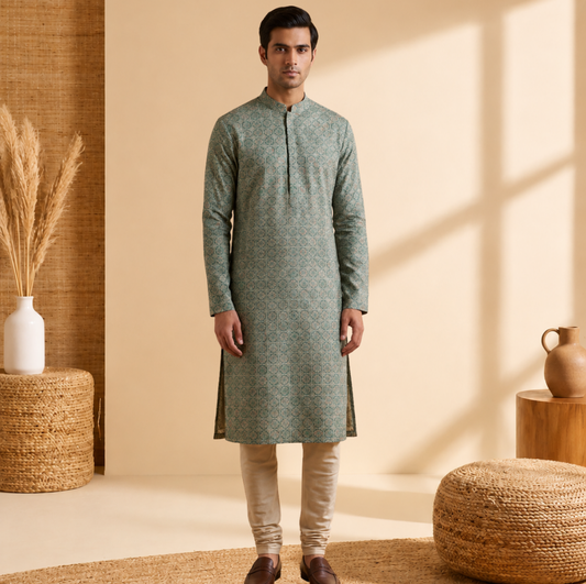The Moss Mosaic Kurta